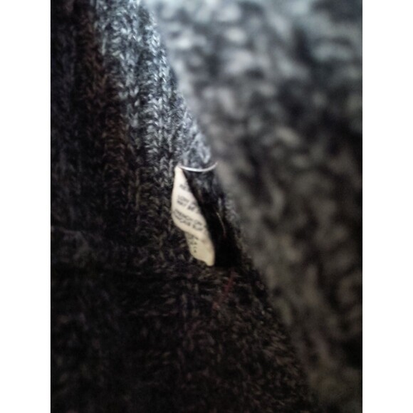 Anthropologie CANARY Cardigan Wool Sweater Gray  Ribbed Tunic Medium - Picture 8 of 8